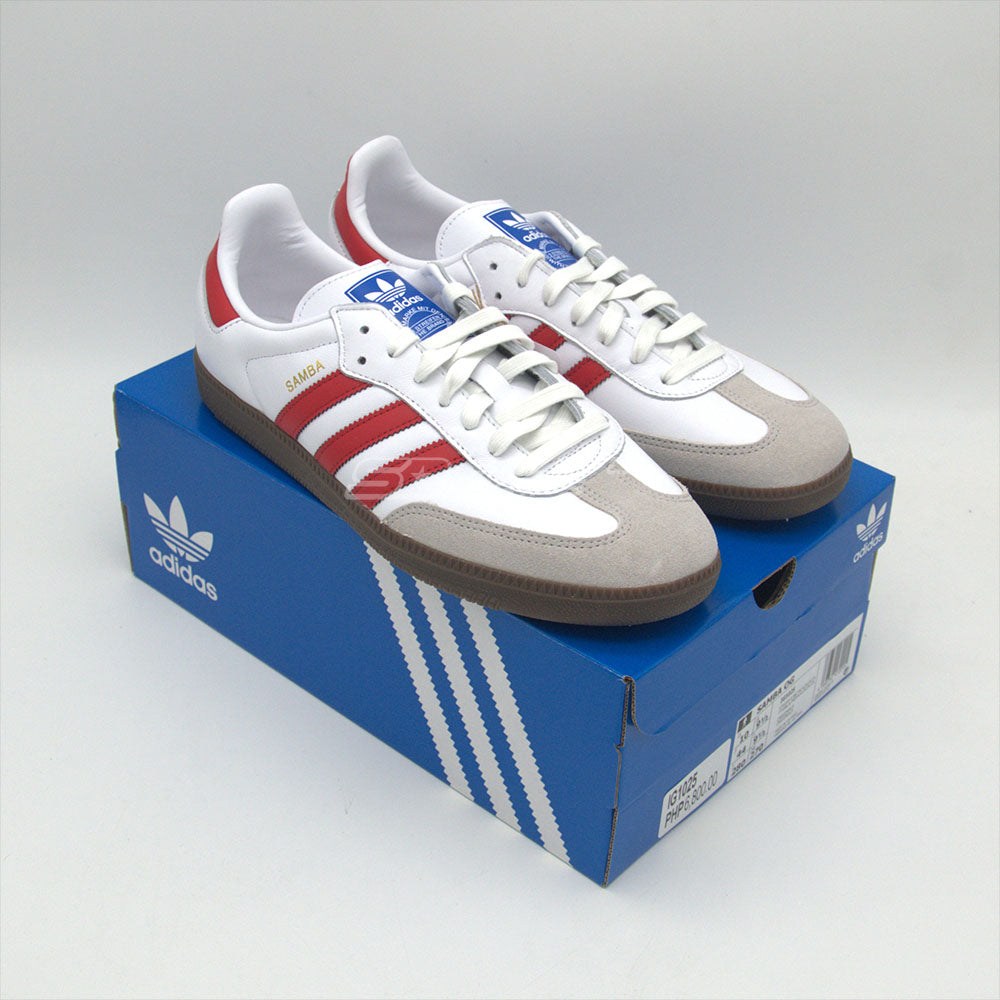 adidas Samba OG White Better Scarlet
