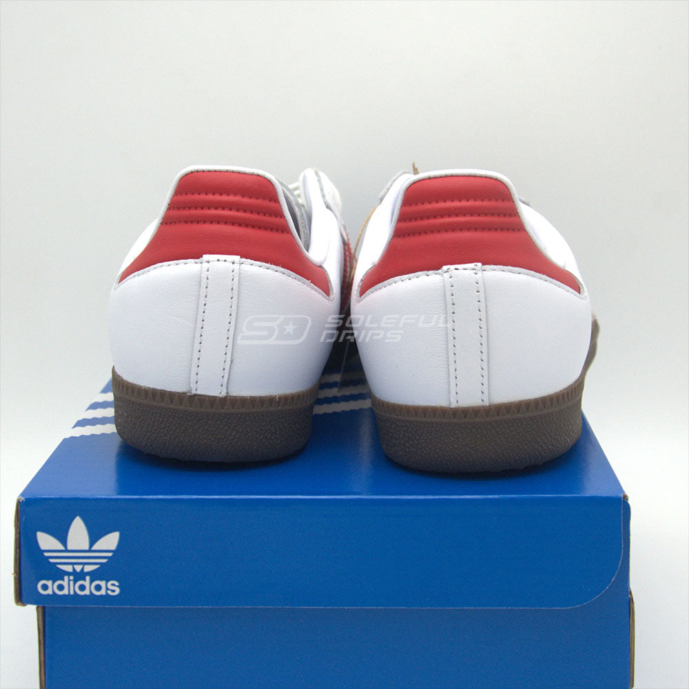adidas Samba OG White Better Scarlet
