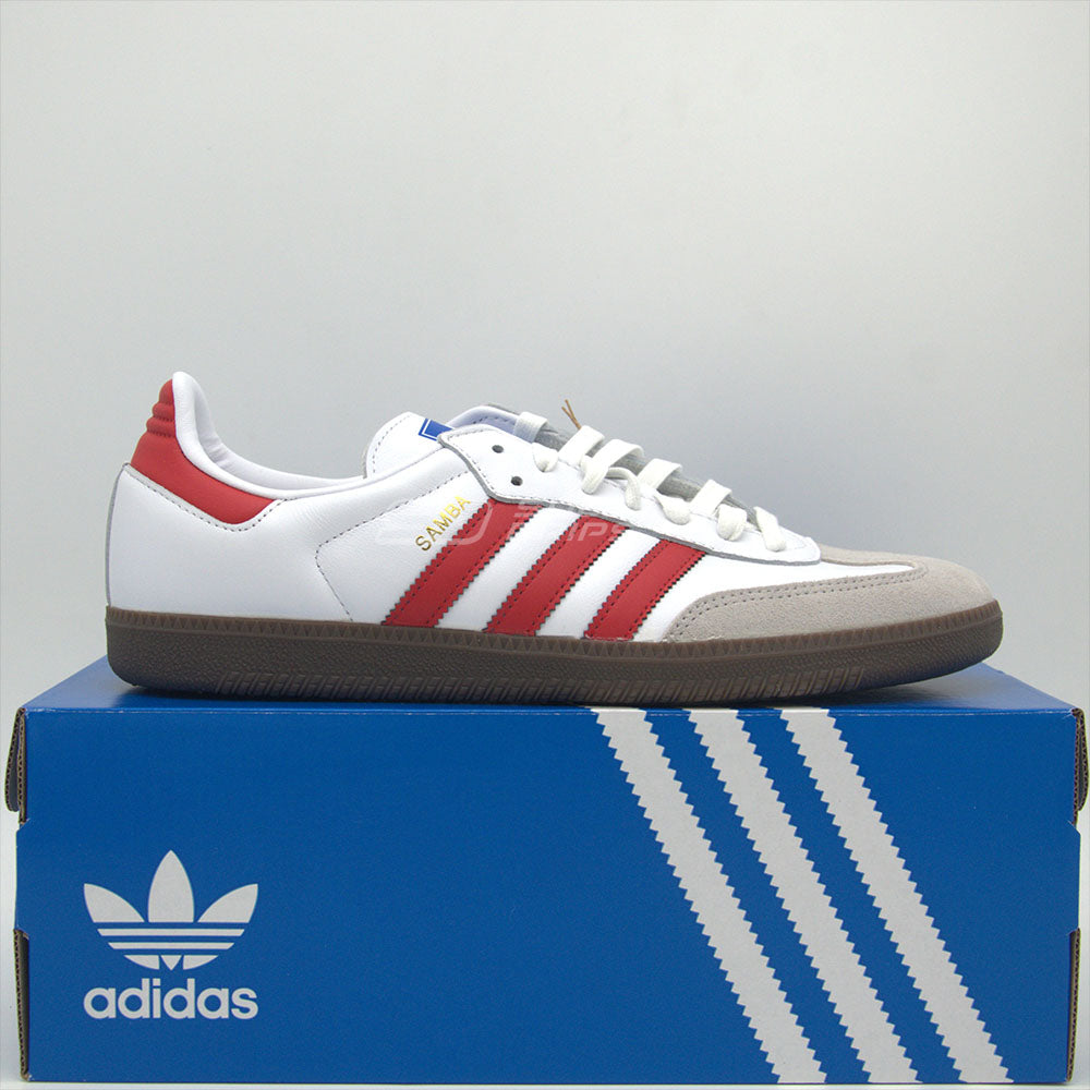 adidas Samba OG White Better Scarlet