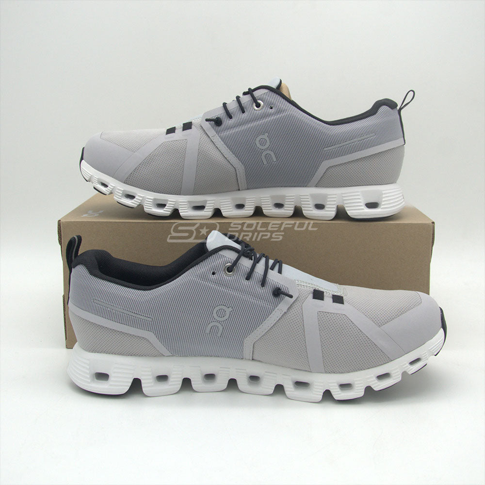 On Cloud 5 'Glacier White Waterproof'