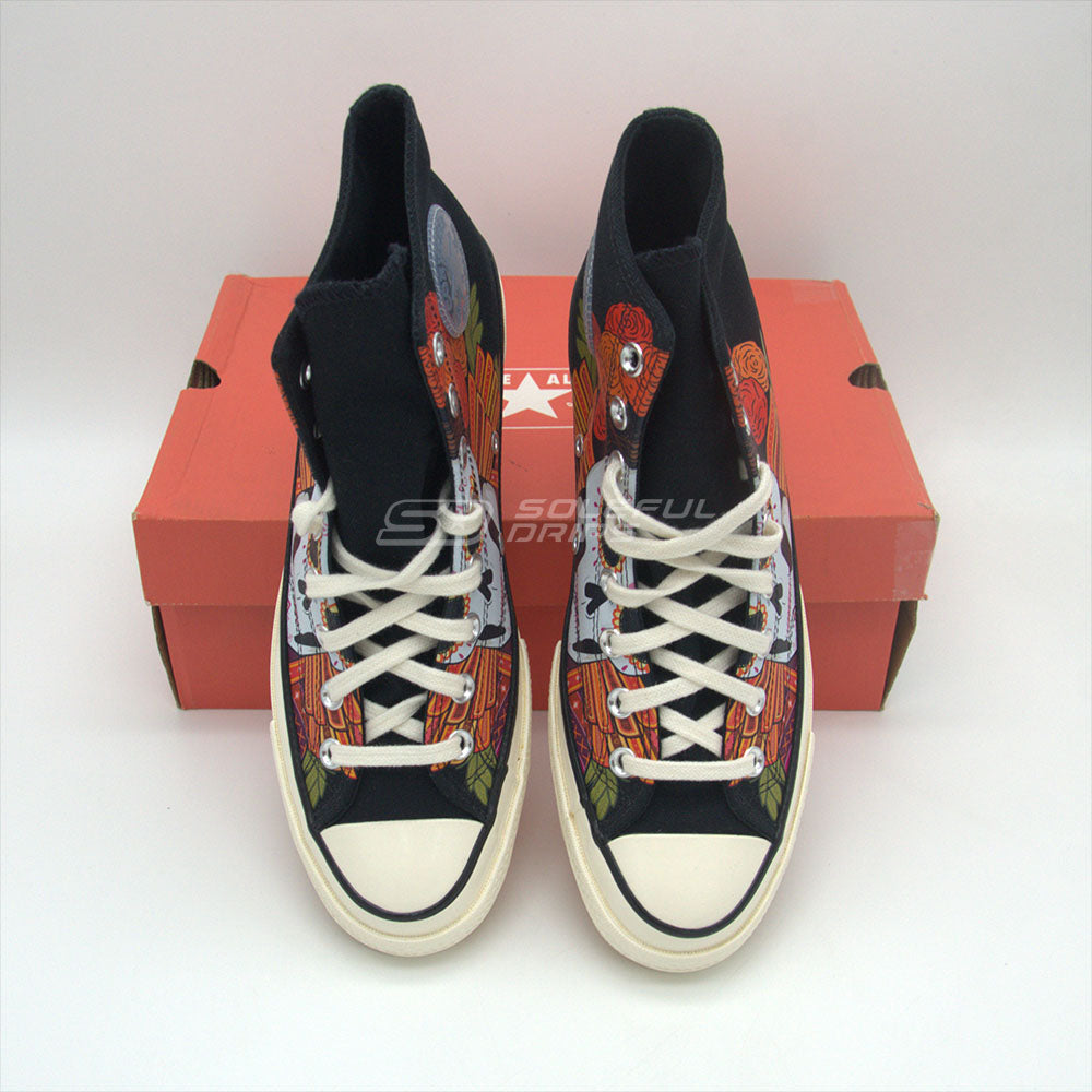 Chuck 70 High 'Dia de los Muertos - Black'