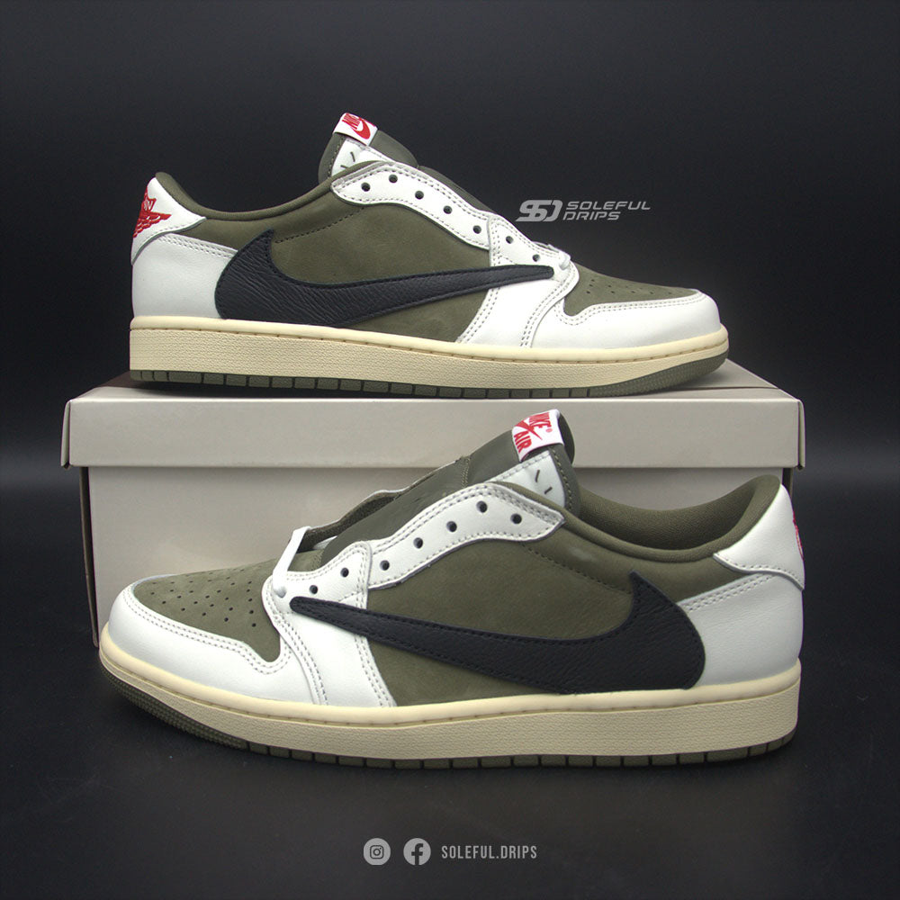 Jordan 1 Retro Low OG SP Travis Scott Medium Olive