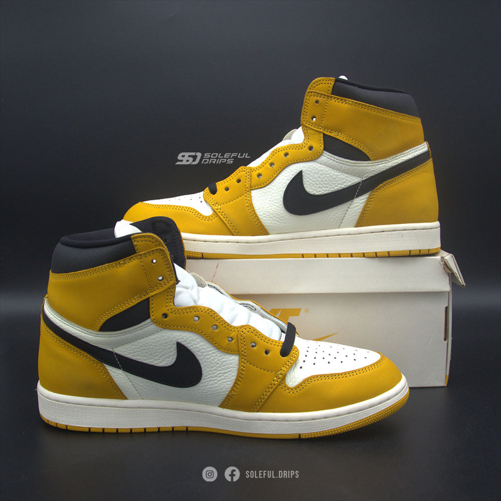Jordan 1 Retro High OG - Yellow Ochre - US 11.5 [USED]