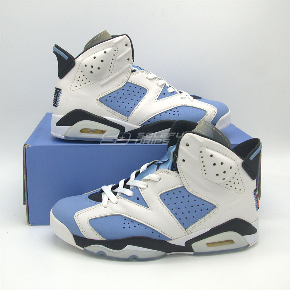 Jordan 6 Retro UNC White - US 9 [USED]