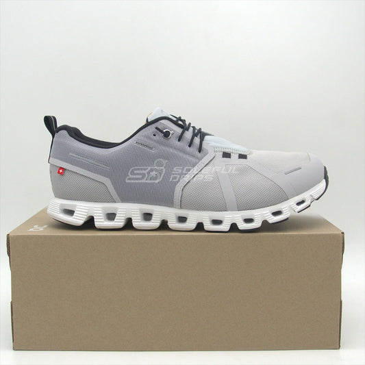 On Cloud 5 'Glacier White Waterproof'