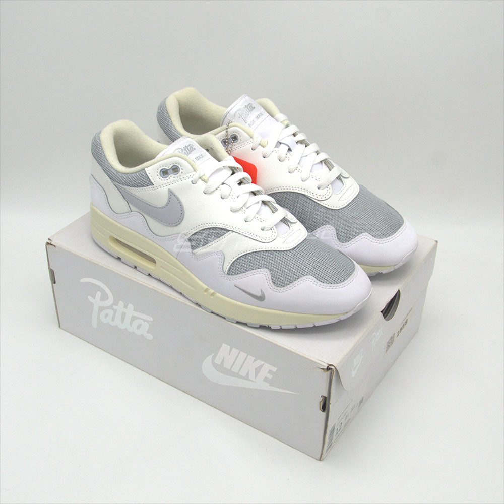 Patta x Air Max 1 'White' US 12 [USED]