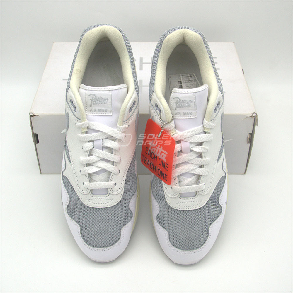 Patta x Air Max 1 'White' US 12 [USED]