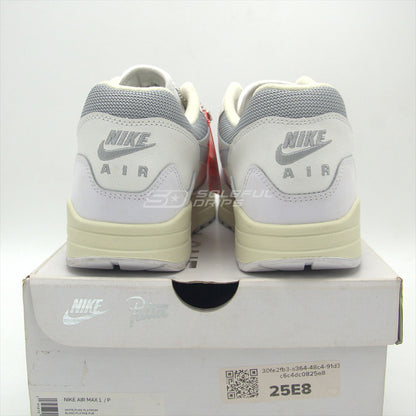 Patta x Air Max 1 'White' US 12 [USED]