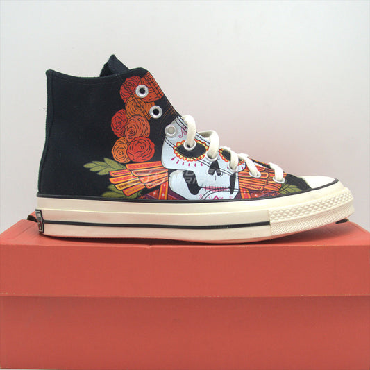 Chuck 70 High 'Dia de los Muertos - Black'