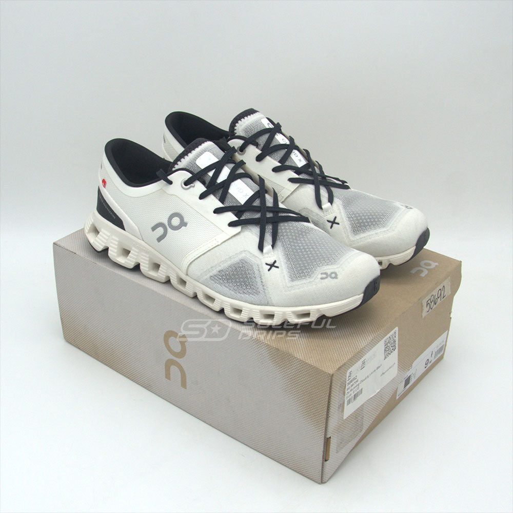 On Cloud X3 'Ivory Black' US 9 [USED]