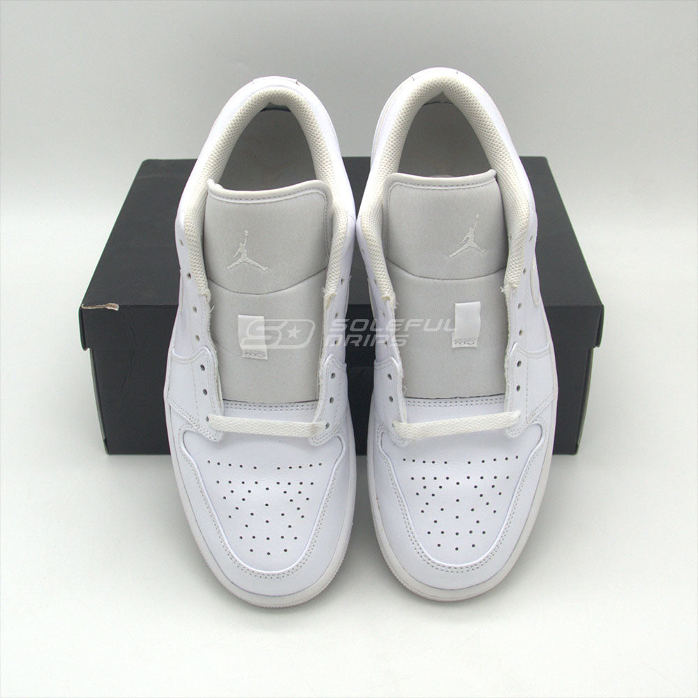 Jordan 1 Low 'Triple White' US 10.5 [USED]