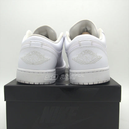 Jordan 1 Low 'Triple White' US 10.5 [USED]