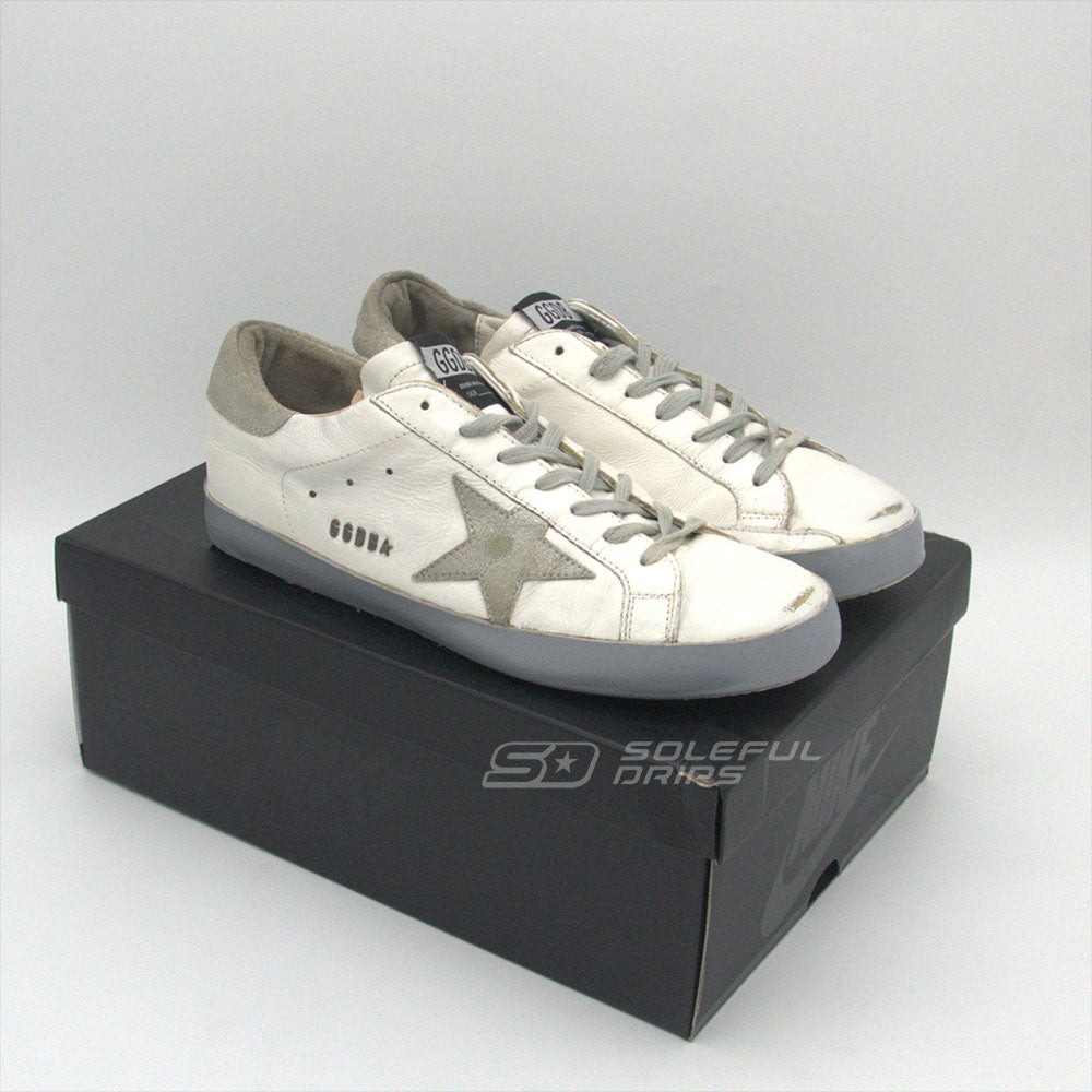 Golden Goose GGDB Whtie Silver Glitter EU 41 [USED]