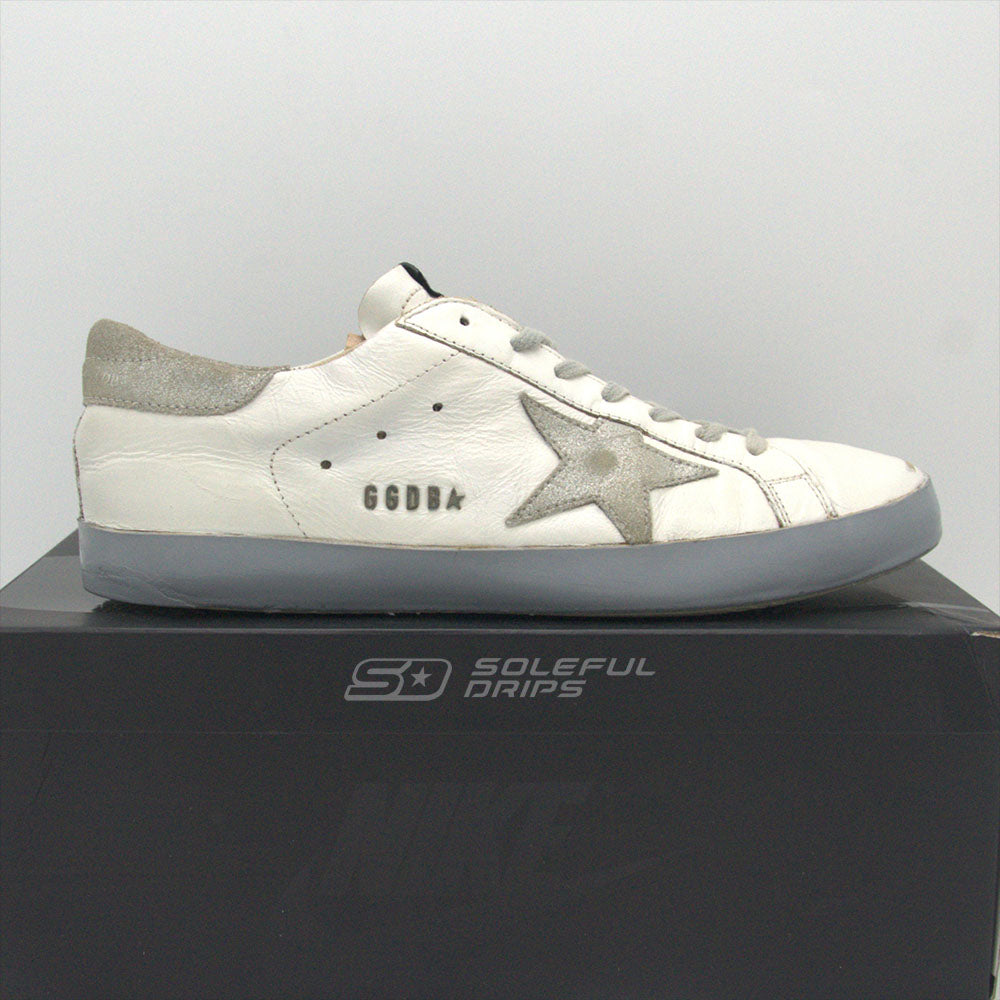 Golden Goose GGDB Whtie Silver Glitter EU 41 [USED]